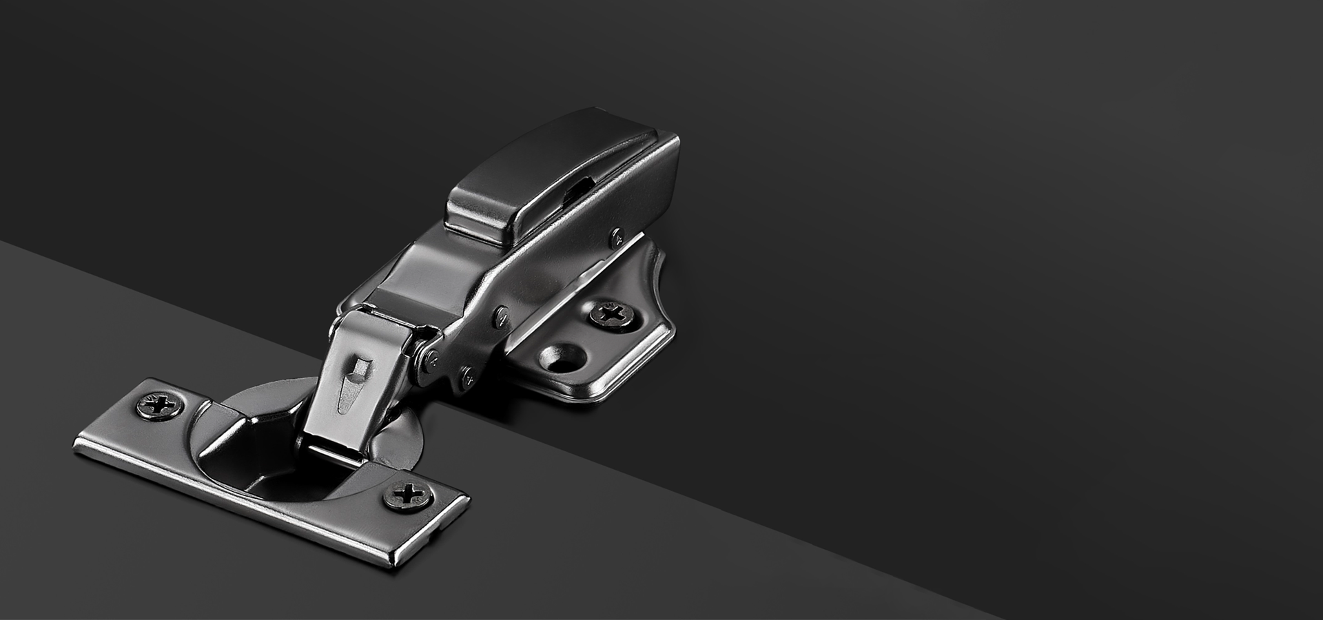THJM eccentric adjustment soft-close hinge