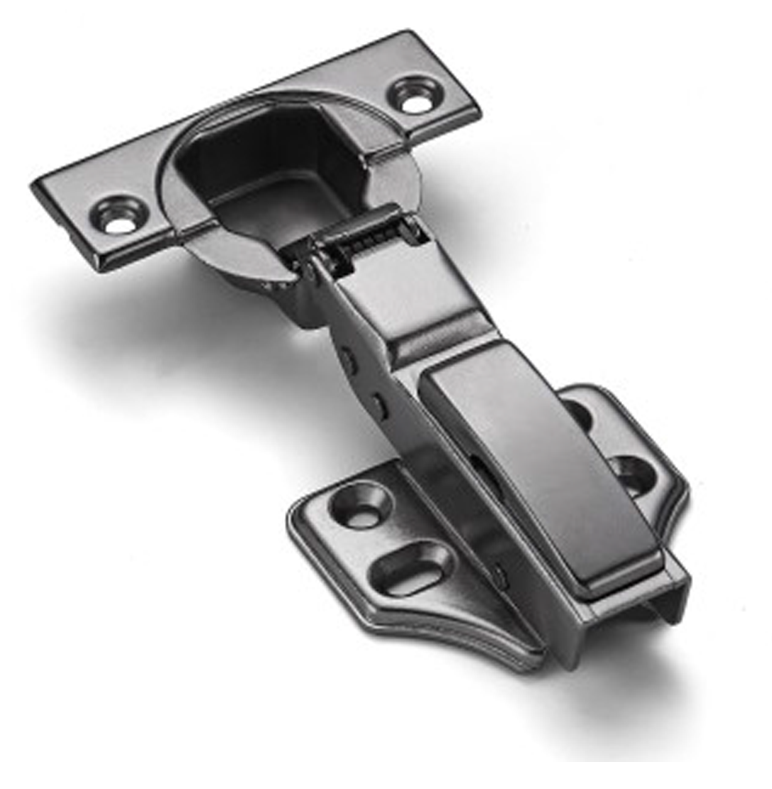 Half-overlay soft-close concealed hinge